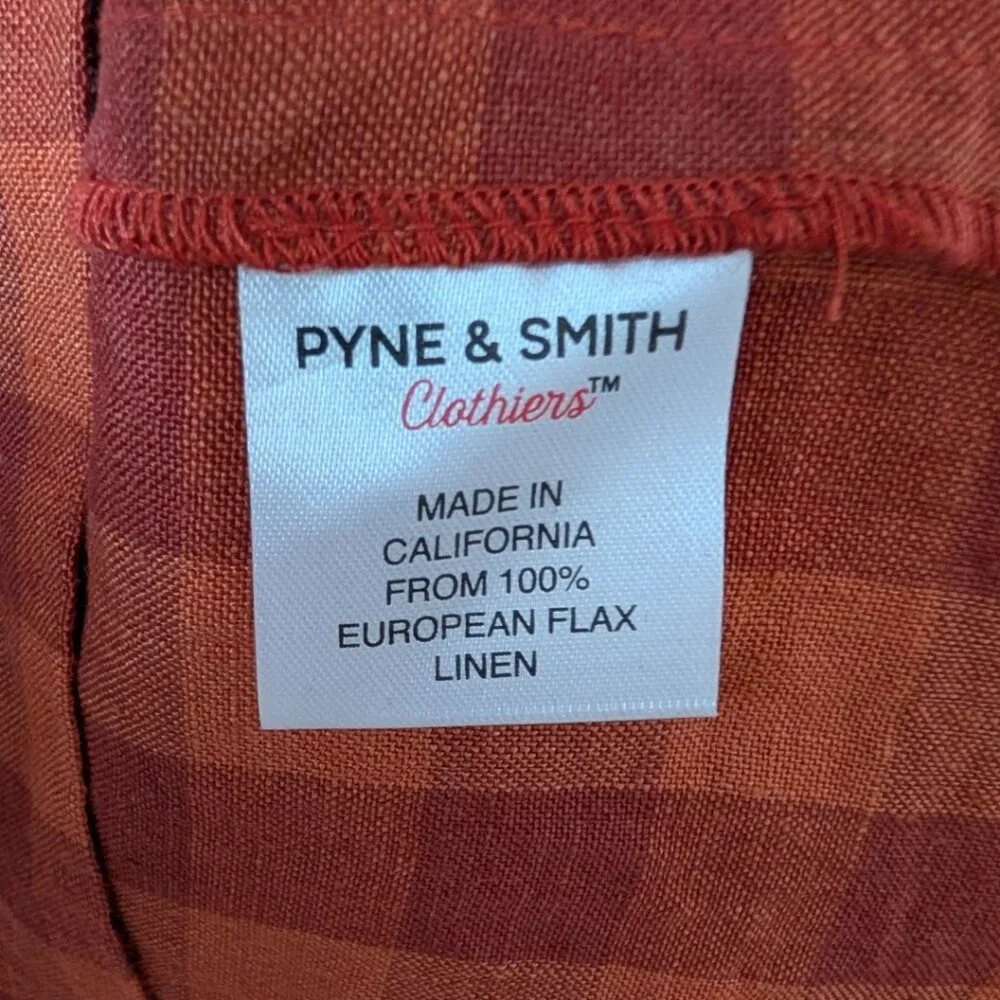 Pyne & Smith no. 30 in Marmalade Check, size XS - Picture 7 of 8